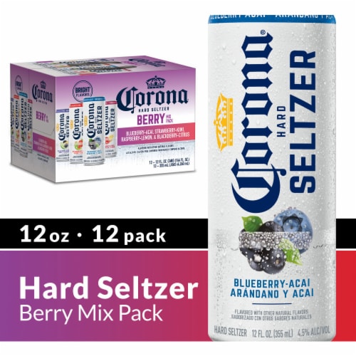 Corona Hard Seltzer Gluten Free Berry Mix Variety Pack