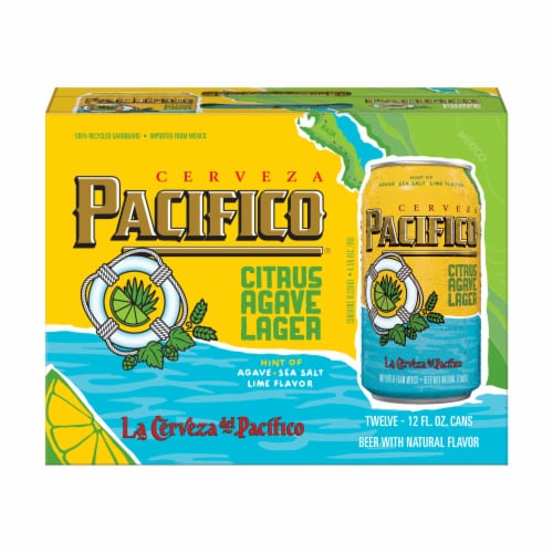Pacifico® Citrus Agave Lager Perspective: front