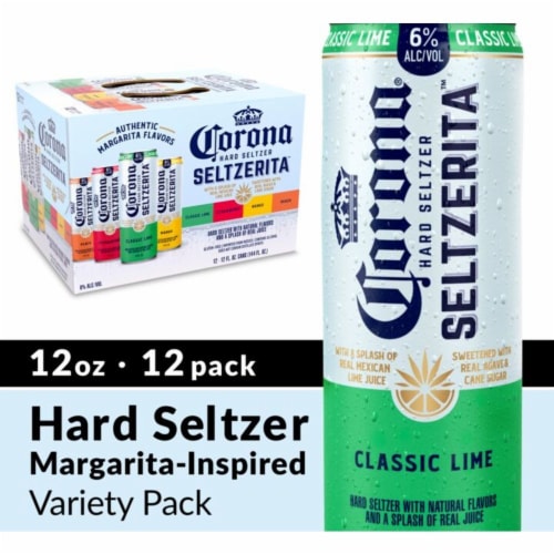 Corona Hard Seltzer Seltzerita Gluten Free Variety Pack Spiked Sparkling Water