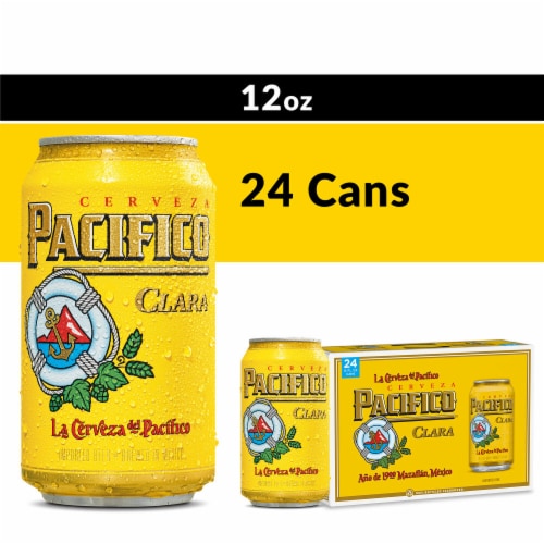 Pacifico Clara Mexican Lager Import Beer Perspective: front
