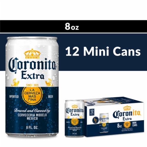 Corona Extra Coronita Mexican Lager Import Beer Perspective: front