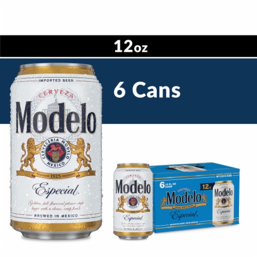 Modelo especial mexican lager import beer 6 cans 12 fl oz kroger