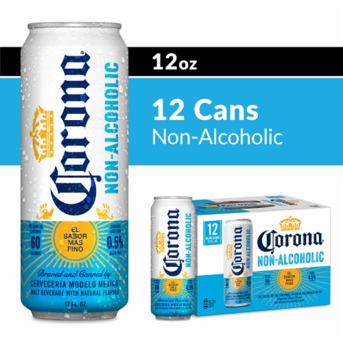 Corona Non-Alcoholic Malt Beverage Mexican Import Brew Perspective: front