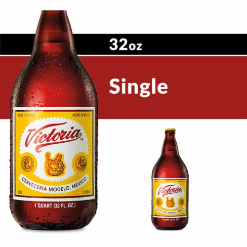 Victoria Amber Lager Mexican Beer Perspective: front
