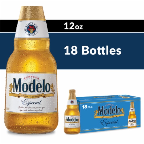 Modelo Especial Lager Mexican Beer, 18 bottles / 12 fl oz - Food 4 Less