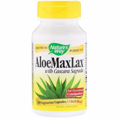 Nature's Way  AloeMaxLax™ with Cascara Sagrada Perspective: front