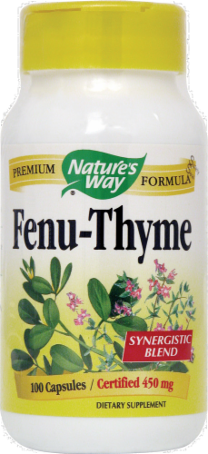 Nature's Way Fenu-Thym Capsules 450mg Perspective: front