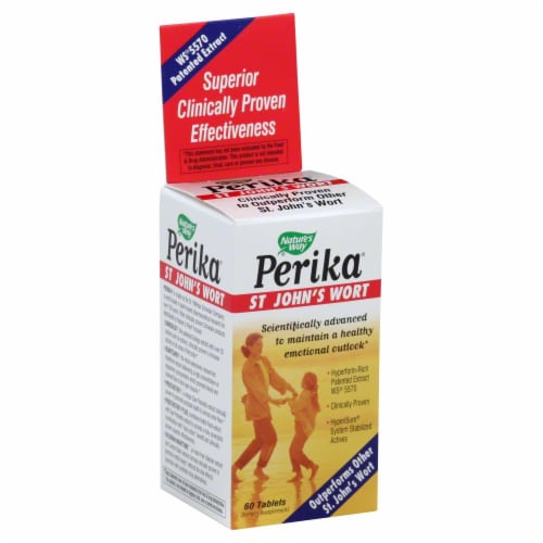 Nature's Way Perika St Johns Wort Tablets Perspective: front