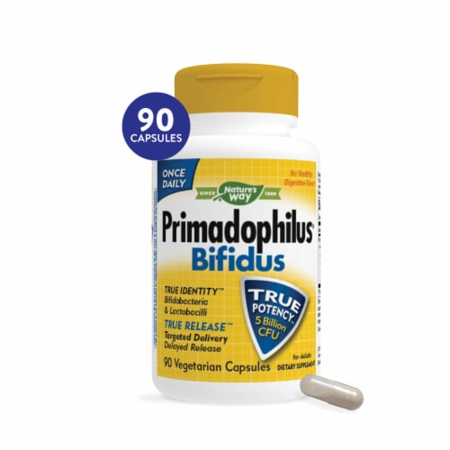 Nature's Way® Primadopholis® Bifidus Vegetarian Capsules Perspective: front
