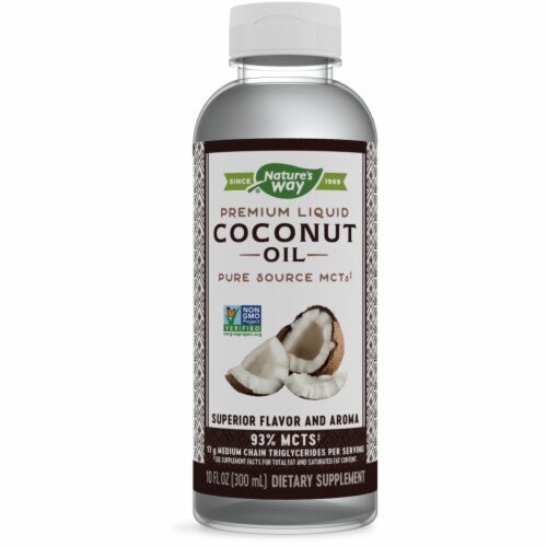 Nature's Way Liquid Coconut Premium Oil Perspective: front
