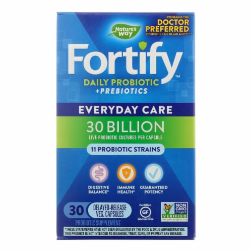 Nature's Way® Fortify™ Daily Probiotic Capsules Perspective: front