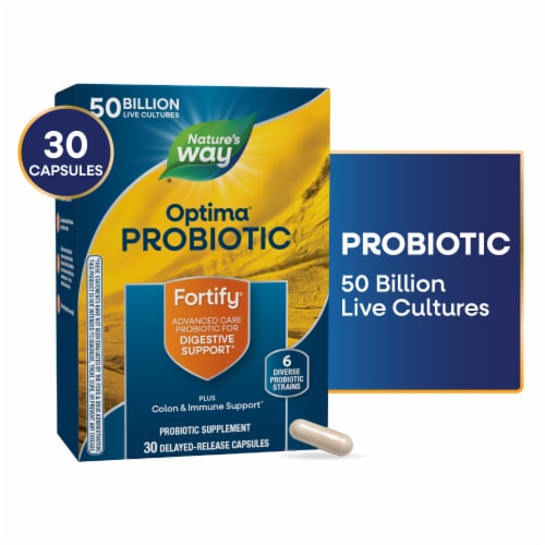 Nature's Way Primadophilus Optima Digestive Balance Probiotic Supplement Perspective: front