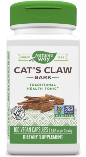 Nature's Way® Cat's Claw Bark Capsules 485 mg Perspective: front