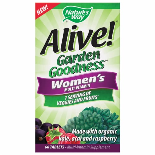 Nature's Way Alive!® Garden Goodness Women's Multivitamin Tablets Perspective: front