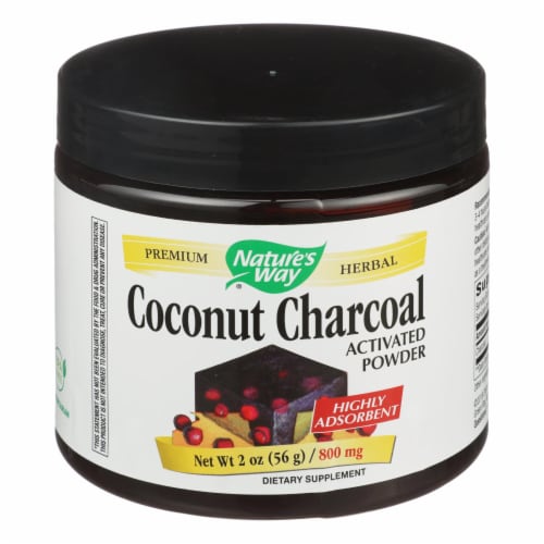 Nature's Way Coconut Charcoal Activated Powder Perspective: front