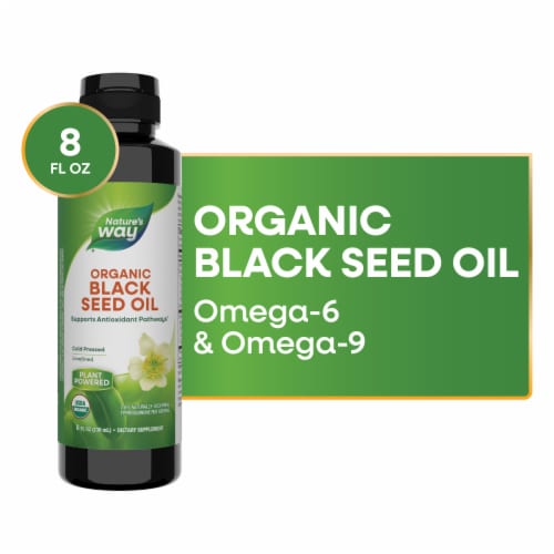 Nature's Way® Organic Black Seed Oil Perspective: front
