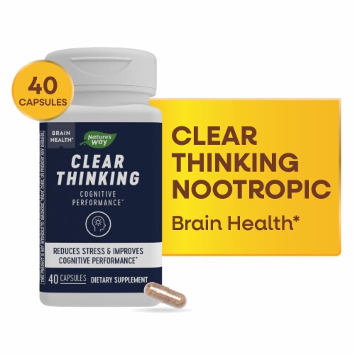 Nature's Way® Clear Thinking Dietary Supplement Perspective: front