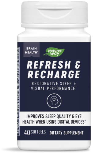 Nature's Way® Refresh and Recharge Softgels Perspective: front