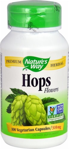 Nature's Way Hops Flowers 310 mg Perspective: front