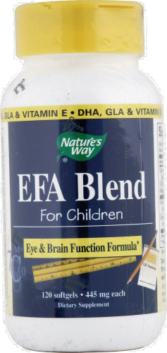 Nature's Way EFA Blend Softgels for Children Perspective: front