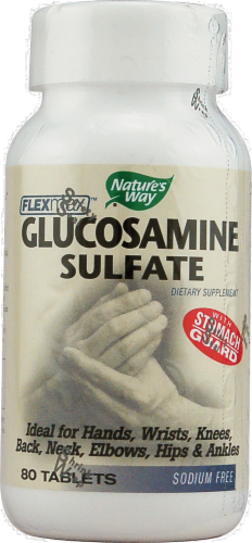 Nature's Way Glucosamine Sulfate Tablets Perspective: front