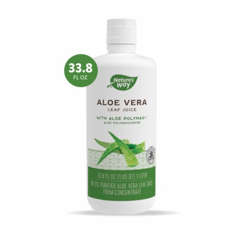 balkon Gehoorzaam Marty Fielding Nature's Way Aloe Vera Leaf Juice, 33.8 oz - Fry's Food Stores