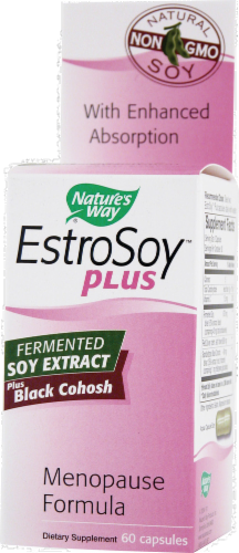 Nature's Way Estrosoy Plus Menopause Capsules Perspective: front