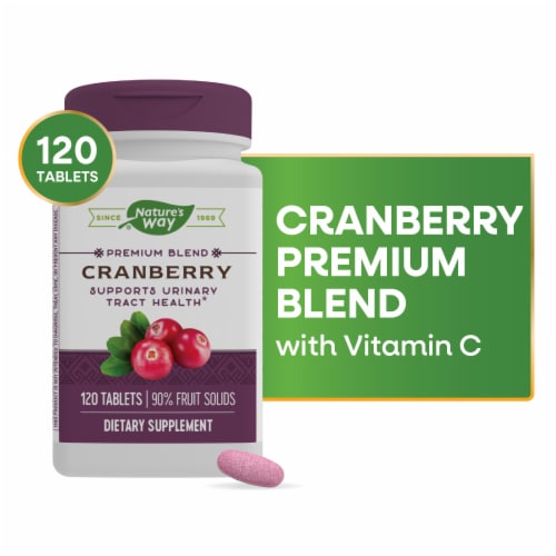 Nature's Way Cranberry Standardized Tablets Perspective: front