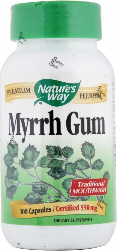 Nature's Way Myrrh Gum Capsules 550mg Perspective: front