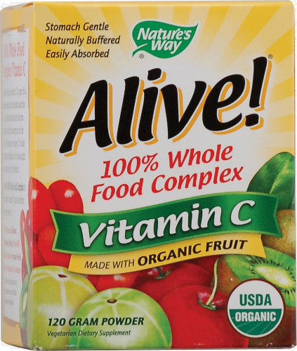 Nature's Way Alive! Vitamin C Powder Perspective: front
