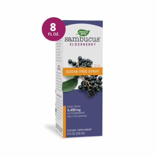Nature's Way Sugar-Free Sambucus Syrup Perspective: front