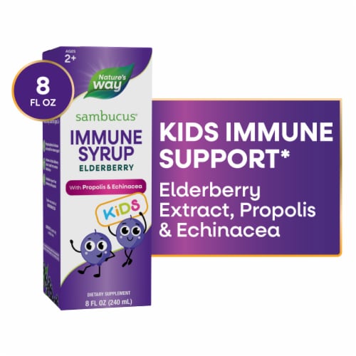 Nature's Way Sambucus for Kids Elderberry Syrup Perspective: front
