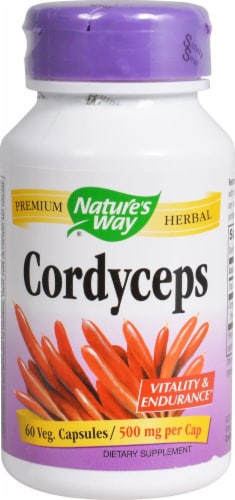 Nature's Way Cordyceps Capsules 500mg, 60 Veg Capsules - Mariano’s