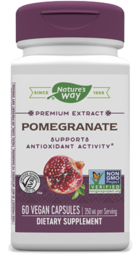 Nature's Way® Pomegranate Capsules Perspective: front