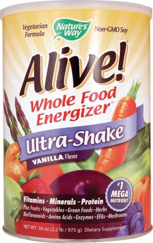 Nature's Way  Alive® Soy Protein Ultra-Shake™   Vanilla Perspective: front