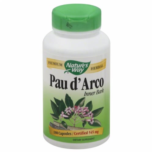 Nature's Way Pau d' Arco Capsules 545mg Perspective: front