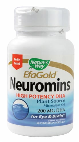 Nature's Way EFAGold Neuromins High Potency DHA Softgels 200mg Perspective: front