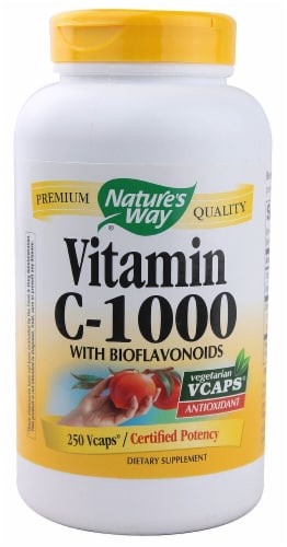 Nature's Way Vitamin C with Bioflavonoids Vcaps Perspective: front