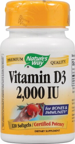 Nature's Way  Vitamin D3 Perspective: front