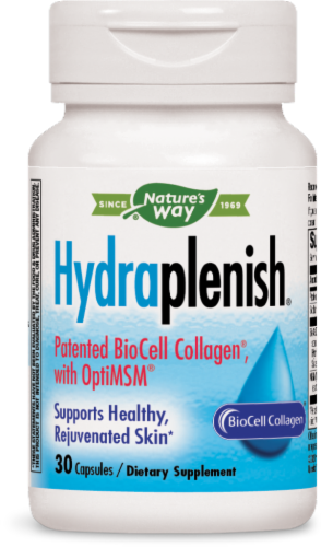 Nature's Way® Hydraplenish® Hyaluronic Acid Capsules Perspective: front