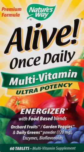 Nature's Way Alive! Once Daily Ultra Potency Multivitamin Perspective: front