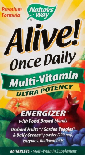 Nature's Way Alive! Once Daily Ultra Potency Multivitamin Perspective: front