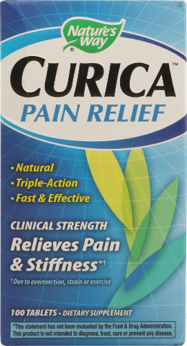 Nature's Way Curica Pain Relief Tablets Perspective: front