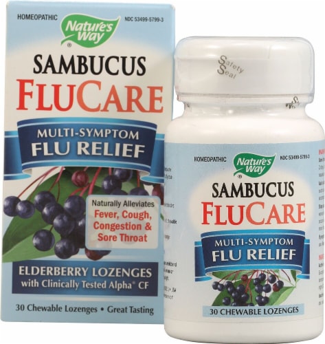 Nature's Way  Sambucus Multi-Symptom FluCare Perspective: front