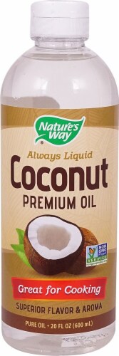 Nature's Way  Liquid Coconut Premium Oil Perspective: front