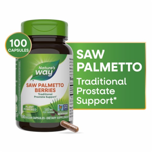 Nature's Way Saw Palmetto Berries Capsules Perspective: front