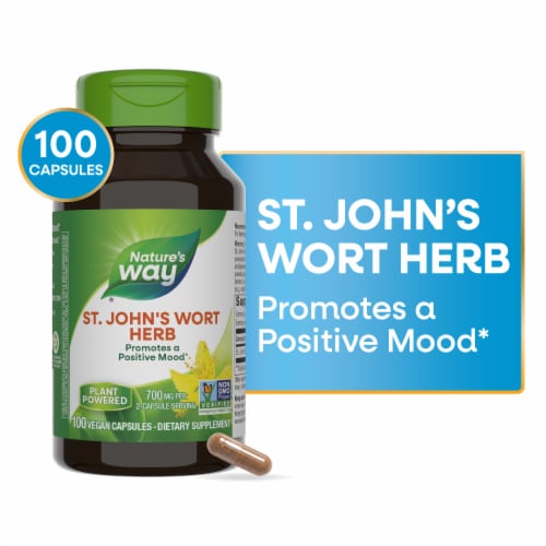 Nature\'s Way® St. John\'s Wort Vegan Capsules 700mg, 100 ct - Kroger