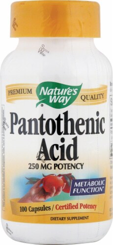 Nature's Way  Pantothenic Acid Perspective: front