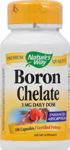 Nature's Way Boron Chelate Capsules Perspective: front