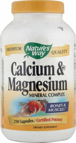 Nature's Way  Calcium and Magnesium Mineral Complex Perspective: front